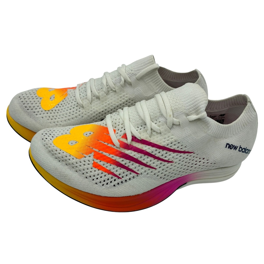 New Balance Fuel‎ Cell XC Women's Sz 5 White Apricot Track Spikes Running Shoes